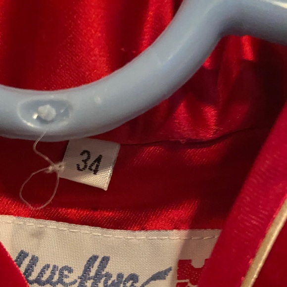 Yue Hsa Elegant Red Floral Dress - Picture 3 of 11